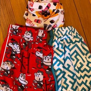 3 flow society shorts